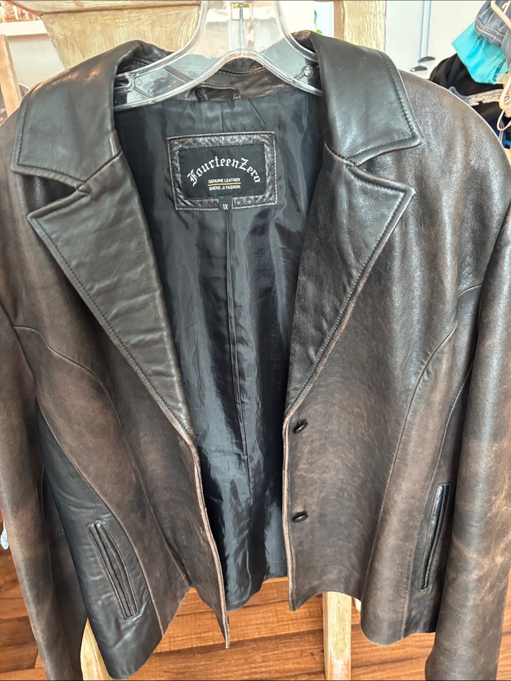 Genuine women’s leather jacket